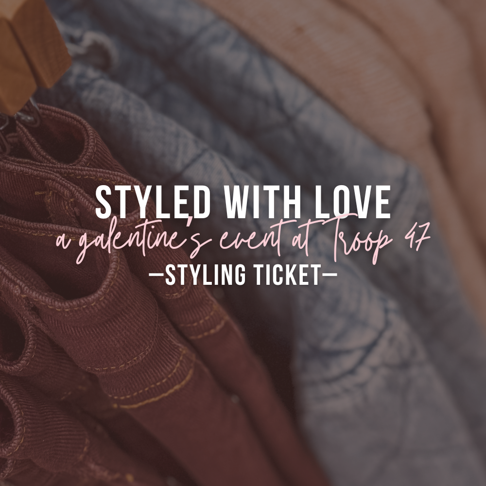 Styled with Love: STYLING TICKET