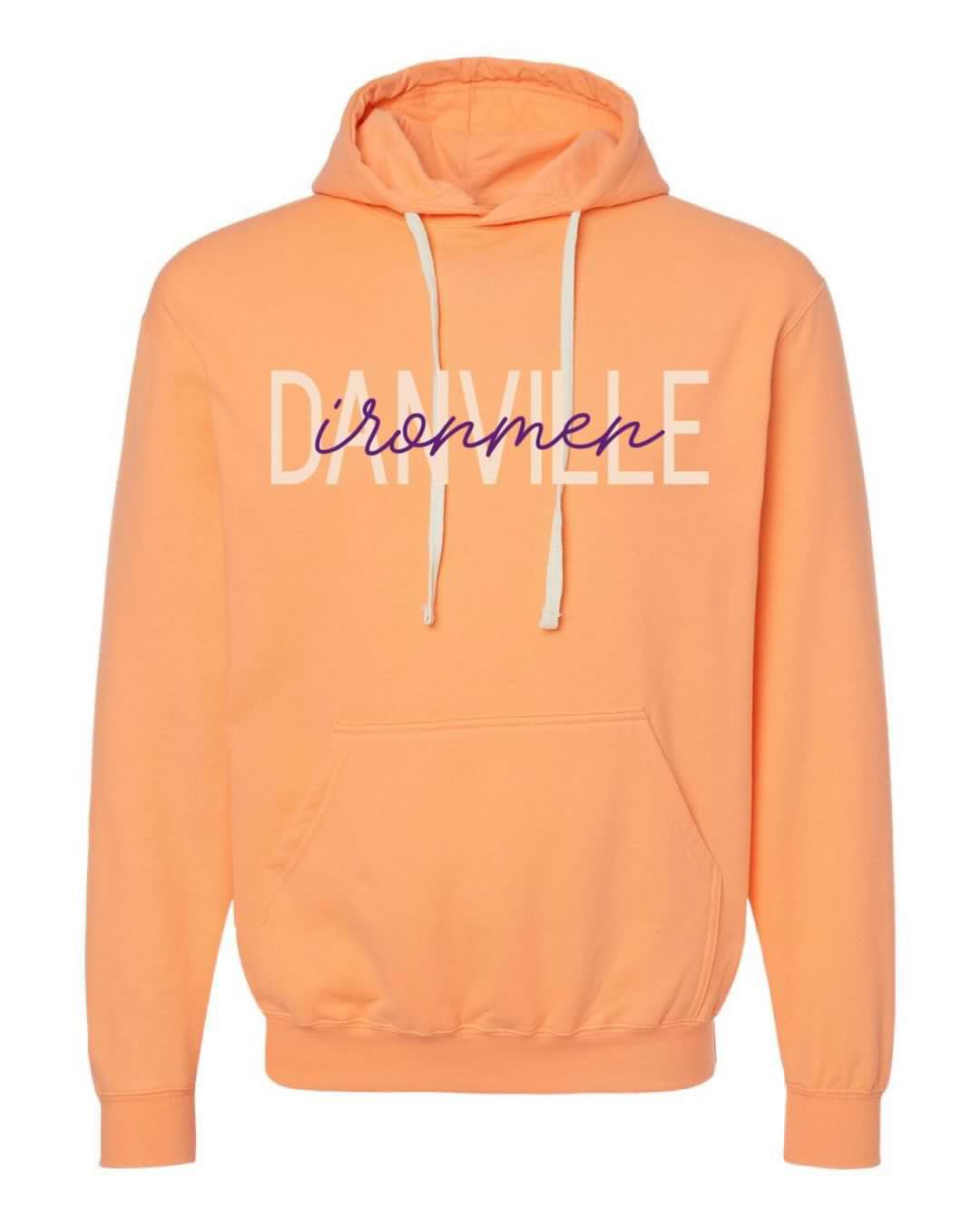 Hooded Sweatshirt | Danville Ironmen, melon