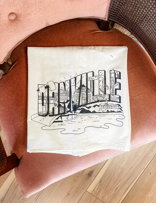 Tea Towel | Danville Landmarks