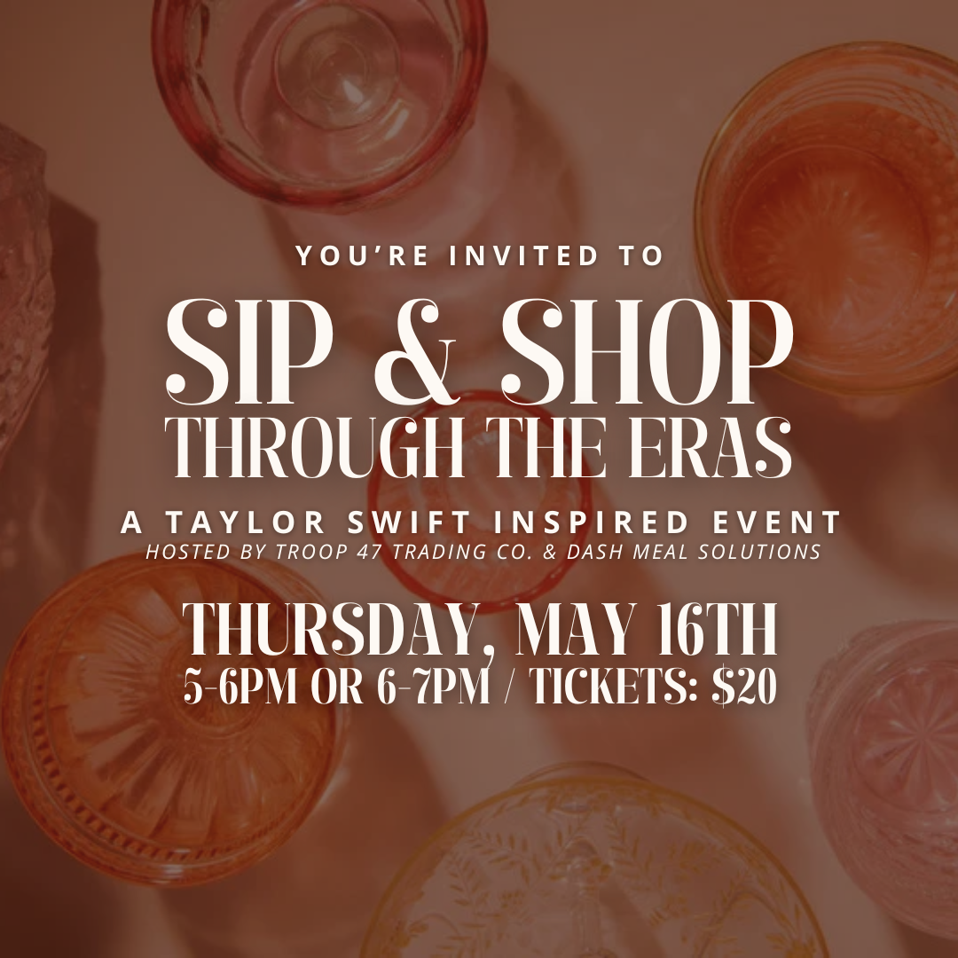 Sip & Shop Through the Eras (21+)