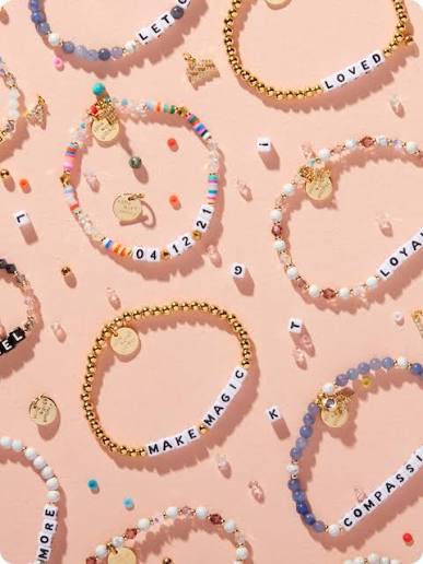 Little Words Project | Beaded Word Bracelets