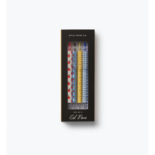 Schoolhouse Gel Pen Set of 4