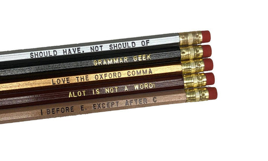 Fly Paper Products | 'Grammar Geek' Pencil Set