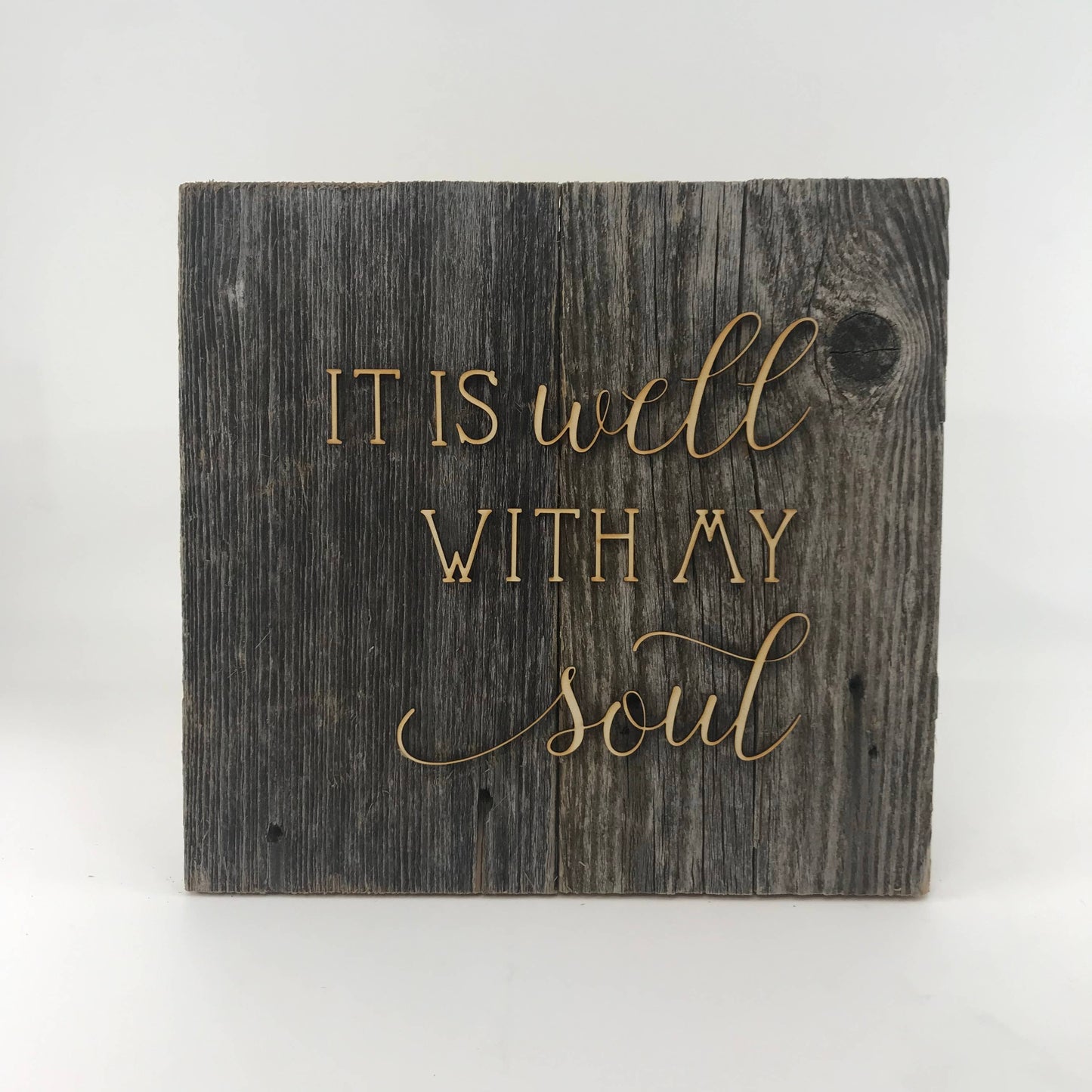 Makery Maven Co. | 'It is Well With My Soul' Wall Art