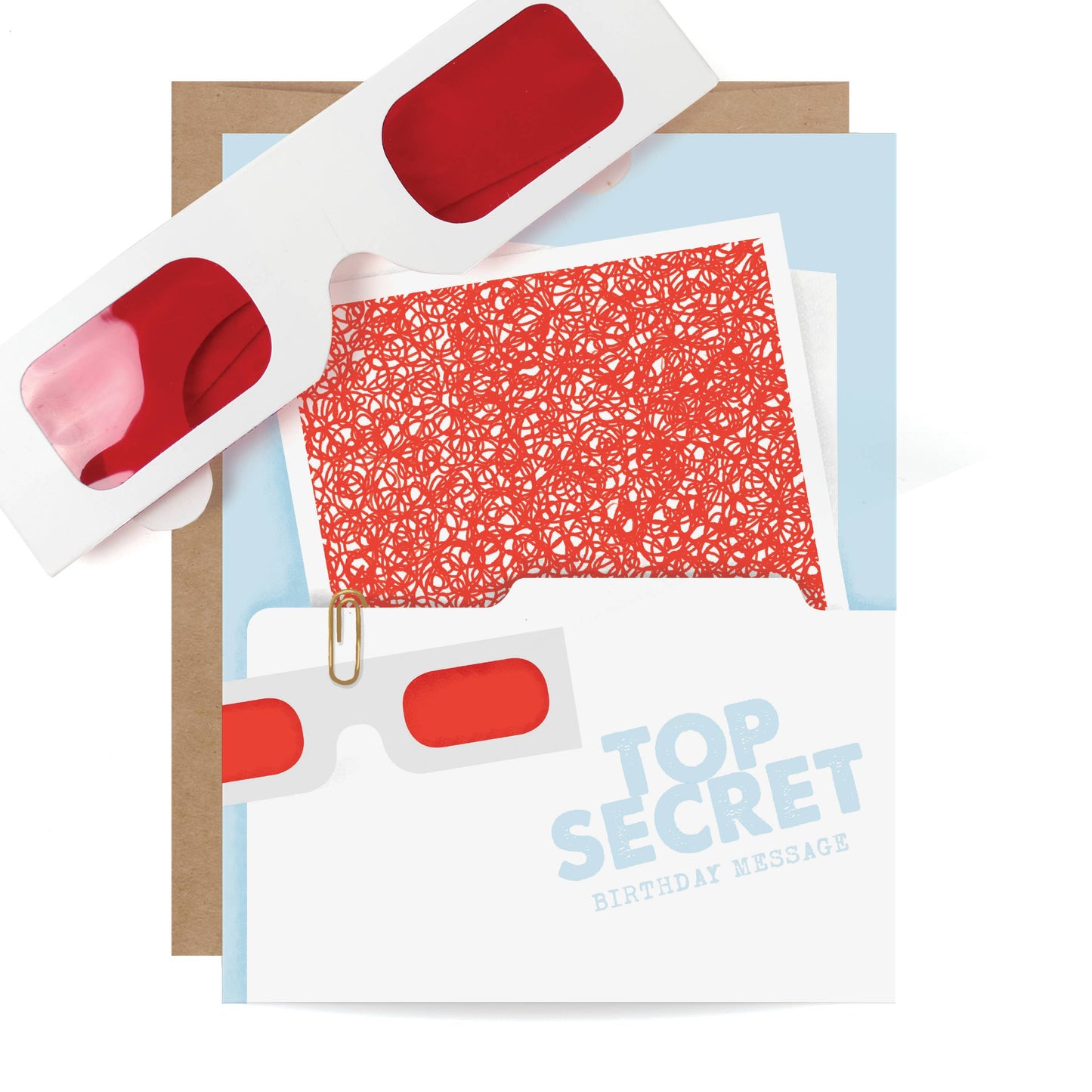 Inklings Paperie | 'Top Secret' Hidden Message Decoder Card
