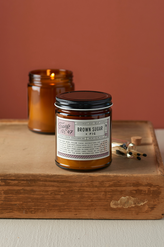 Brown Sugar + Fig Candle Jar