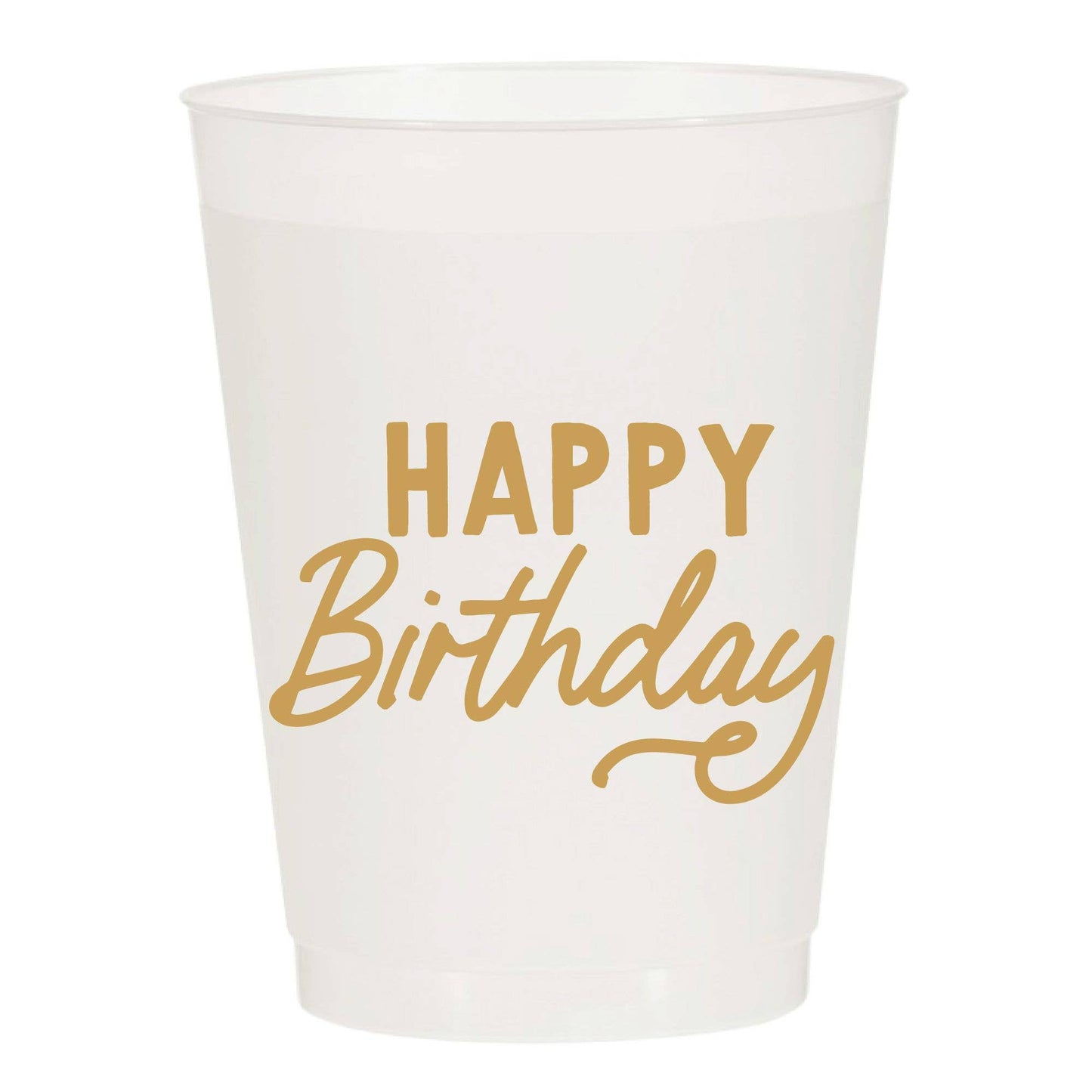 Reusable Party Cups | Happy Birthday