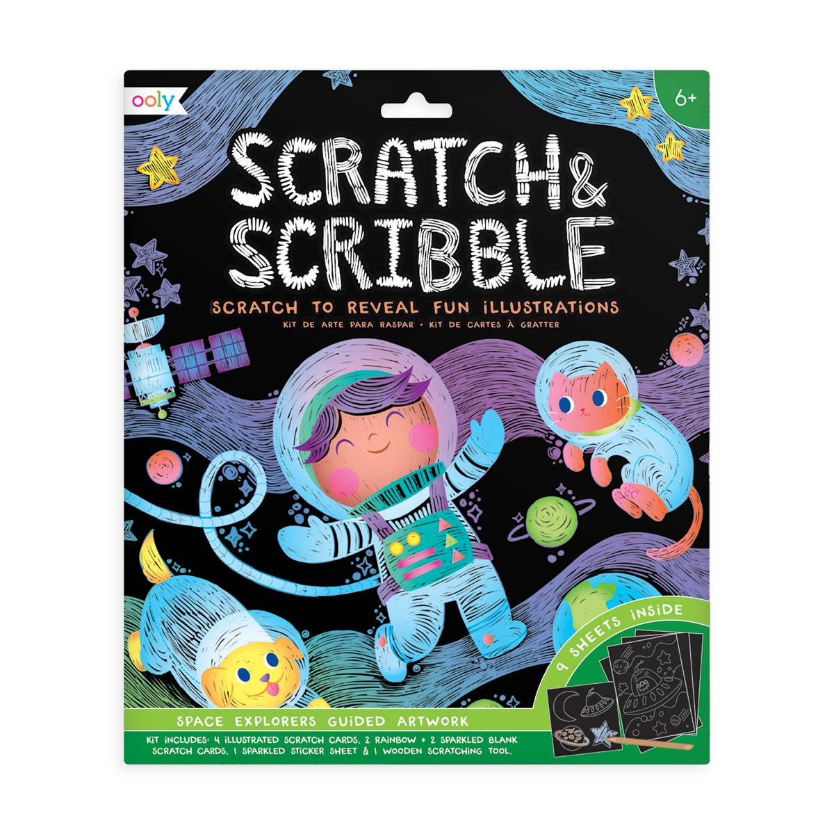 Scratch & Scribble | Outer Space Explorers