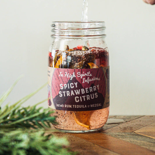 In High Spirits | Spicy Strawberry Citrus Spirit Infusion Kit